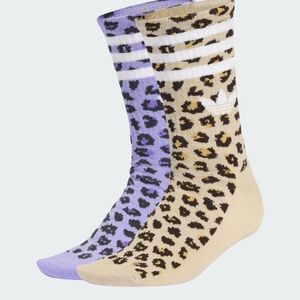 adidas Originals Disney Cheetah Leopard Print Crew Socks
